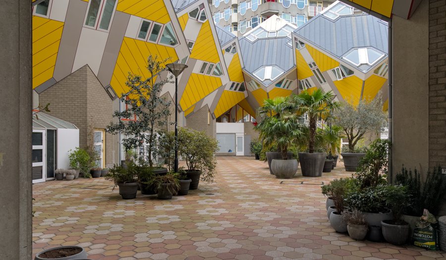 Kubushäuser in Rotterdam
