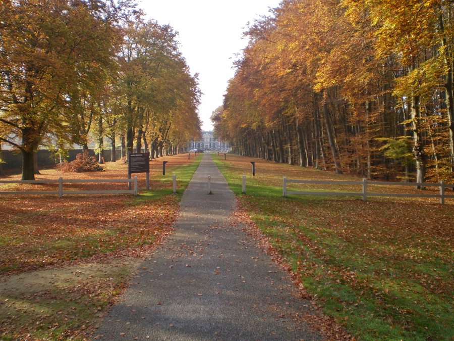 Auffahrt von Kasteel Groeneveld in Baarn