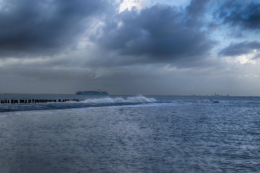 Westerschelde mit Vlissingen im Hintergrund