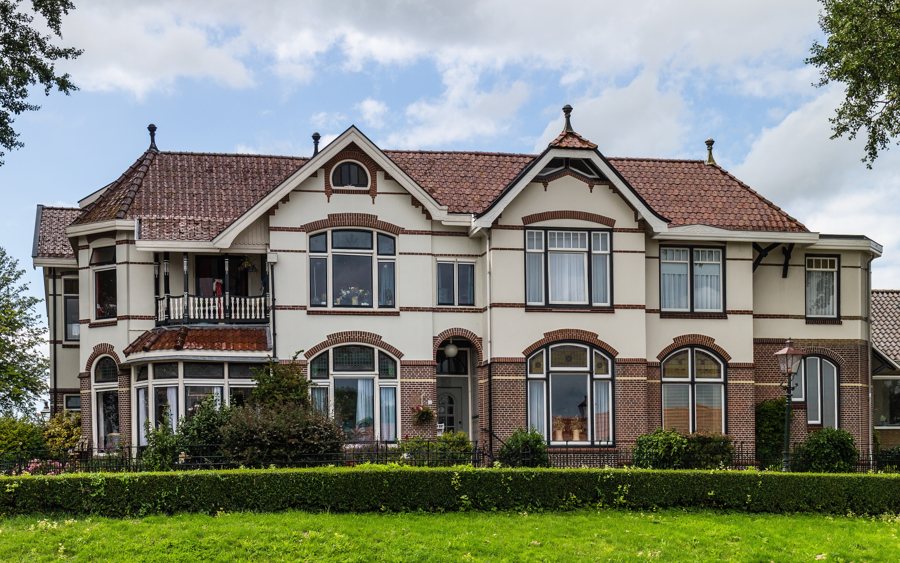 Historisches Wohnhaus an der Zuiderkade in Franeker