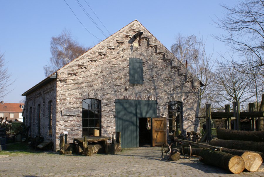 Ambachtengebäude Bi-j Cöppes im Freilichtmuseum Eynderhoof in Nederweert-Eind