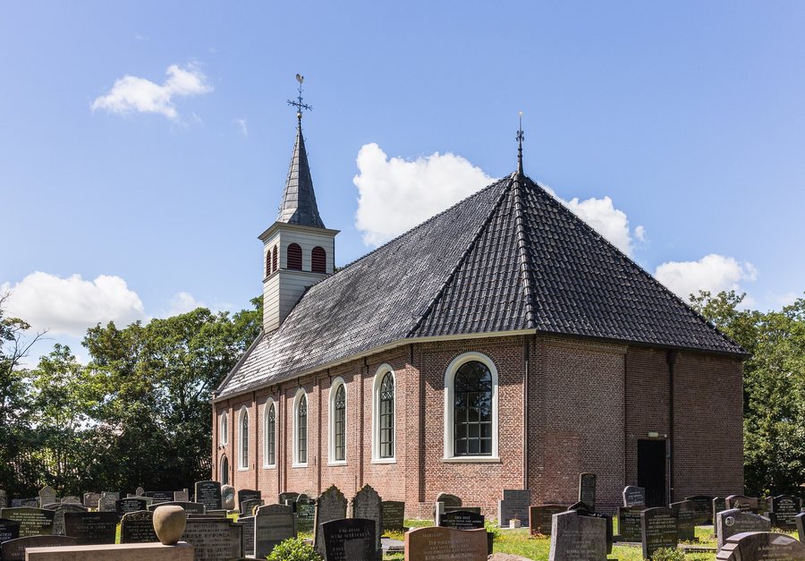 File:Hervormde kerk uit 1790 De Fontein (Oudemirdum) 20-07-2020. (actm.) 10.jpg