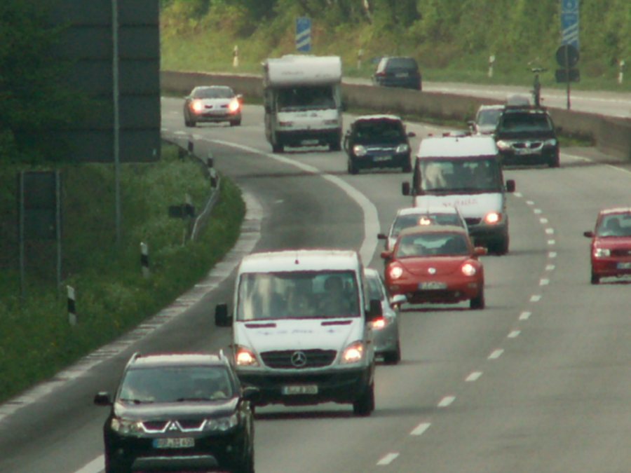 Wohnmobil im Reiseverkehr